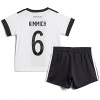 Nemecko Joshua Kimmich #6 Domáci Detský futbalový dres MS 2022 Krátky Rukáv (+ trenírky)